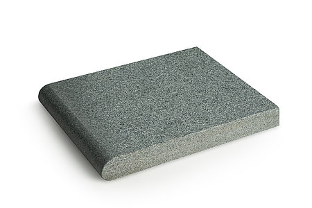 1 PADANG DUNKEL G654 Granit | geflammt & gebürstet VK 4/7 geschliffen & gefast HK geschliffen & gefast