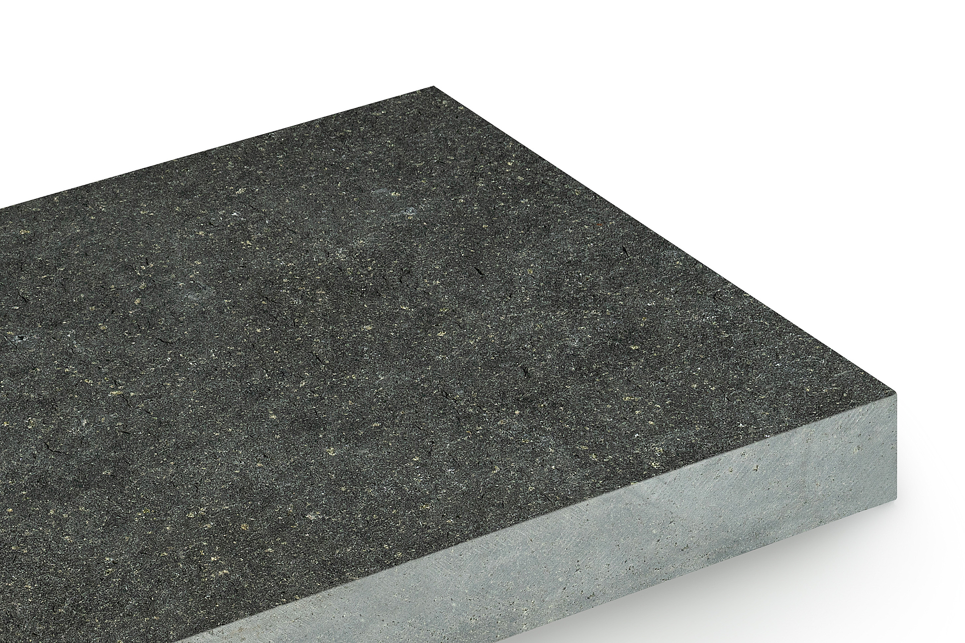 BASALTO IBÉRICO Basalt | geflammt VK bleistiftrund geschliffen HK geschliffen & gefast