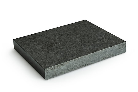 3 Absolute Black, Basalt, geflammt & gebürstet